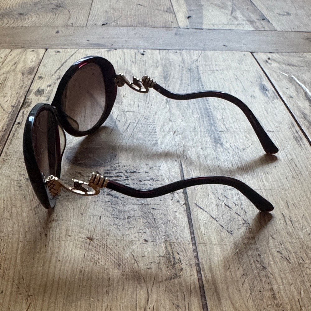 Burberry Prescription Sunglasses with Gold Accents